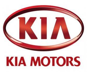 yapboz KIA Motors Logo, Güney Koreli otomobil üreticisi
